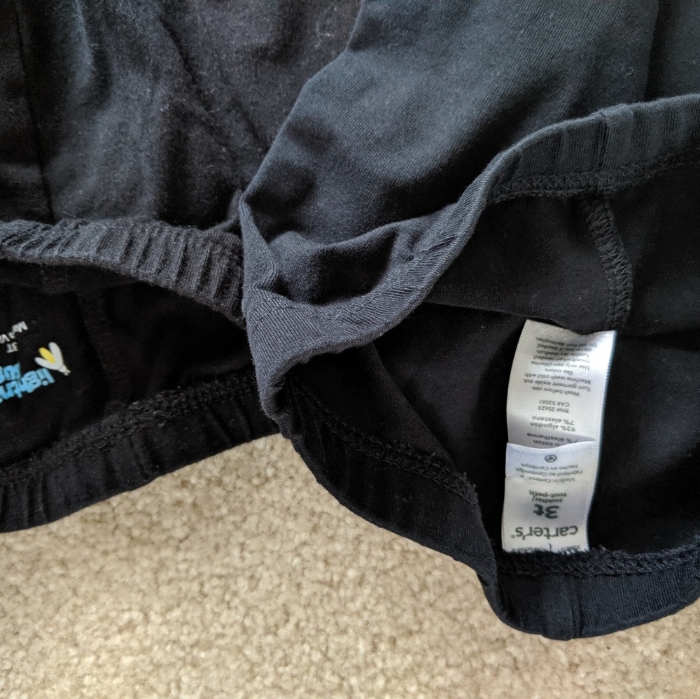 Two pair black leggings